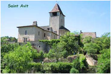 Village de Saint Avit en Lot et Garonne